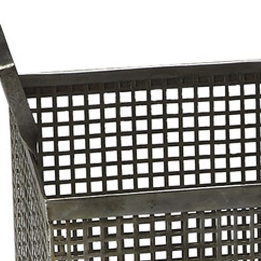 Cowell Black Iron Storage Baskets