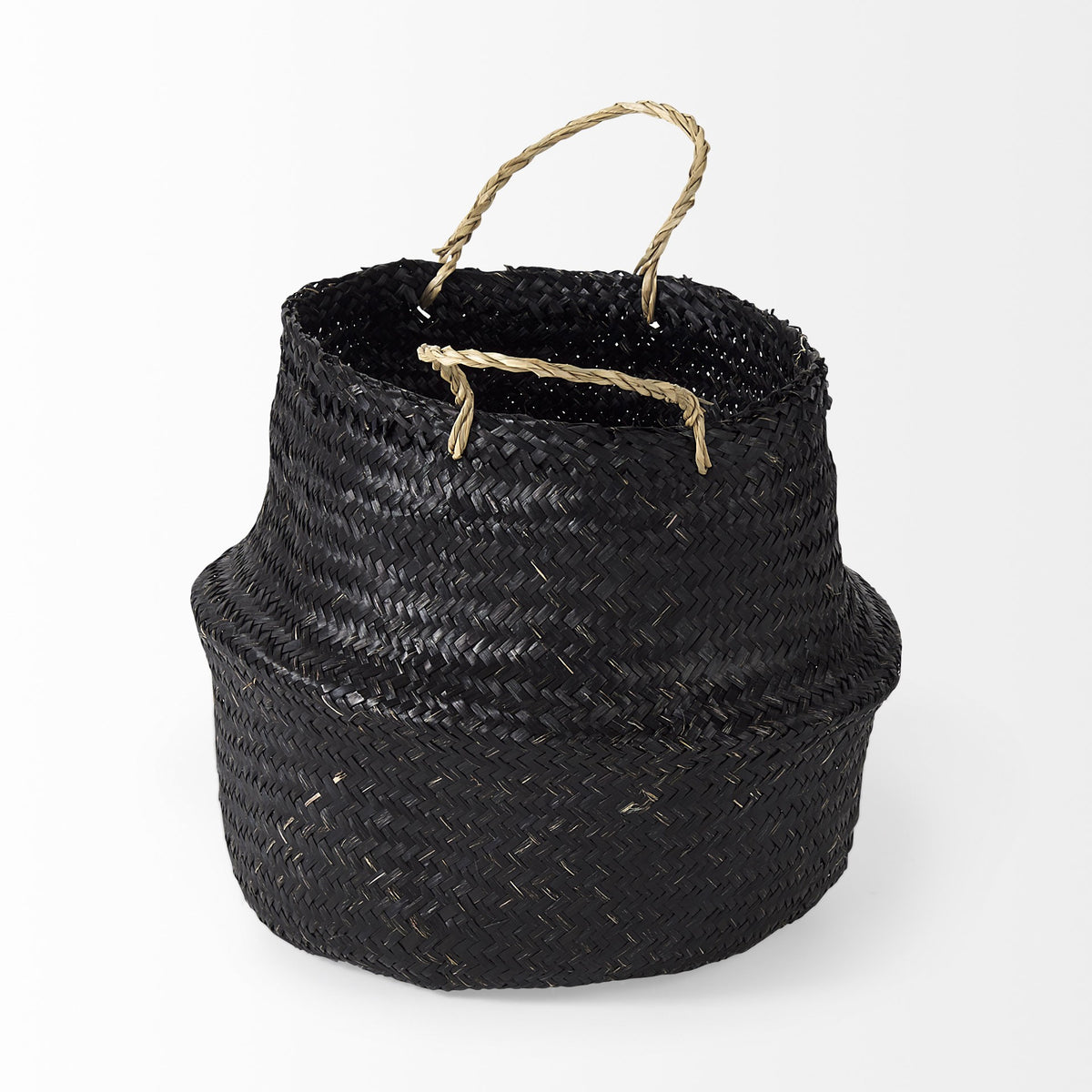 Mosley Black Wicker Storage Baskets