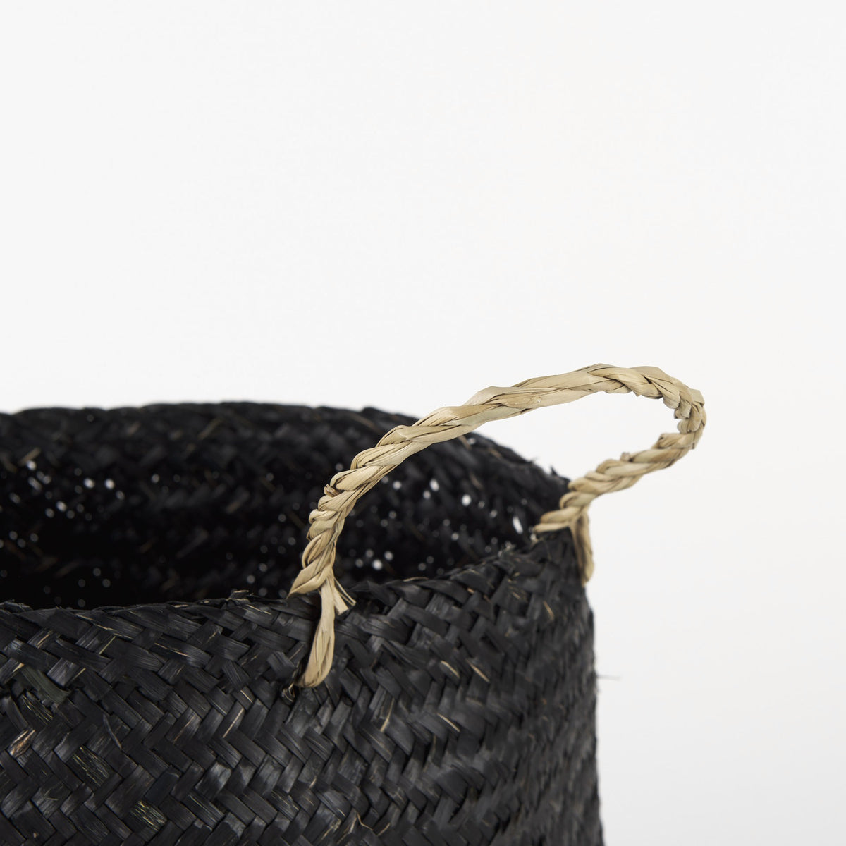 Mosley Black Wicker Storage Baskets