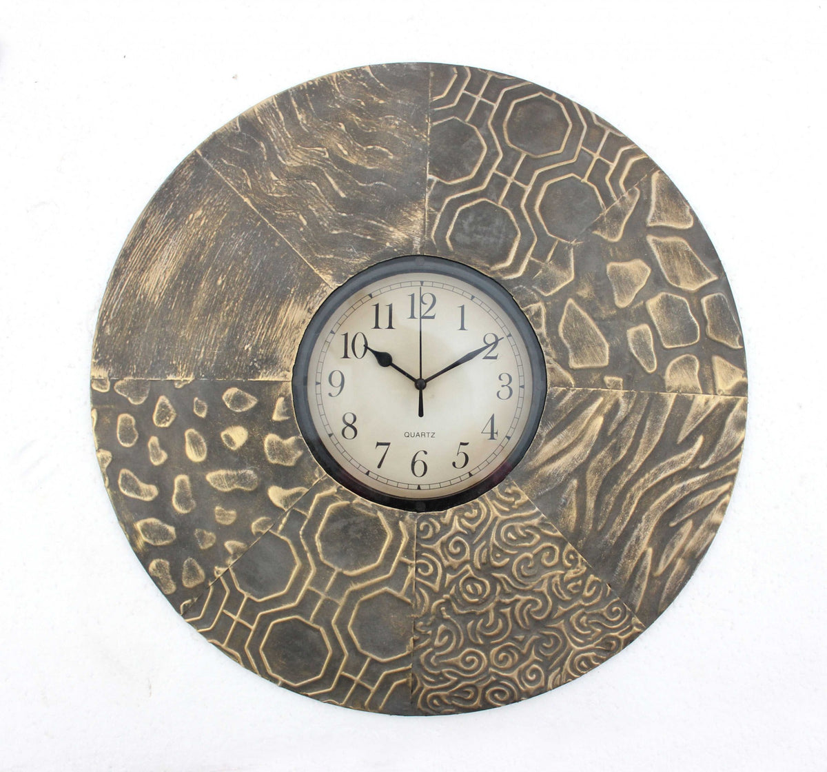 Vintage Round Metal Wall Clock