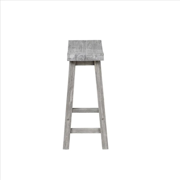 Josslyn Wooden Farmhouse Counter Stool