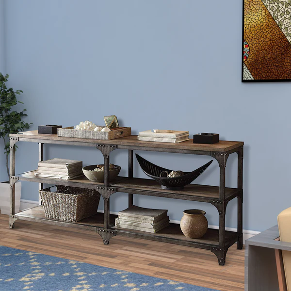 Gordan Metal Console Table