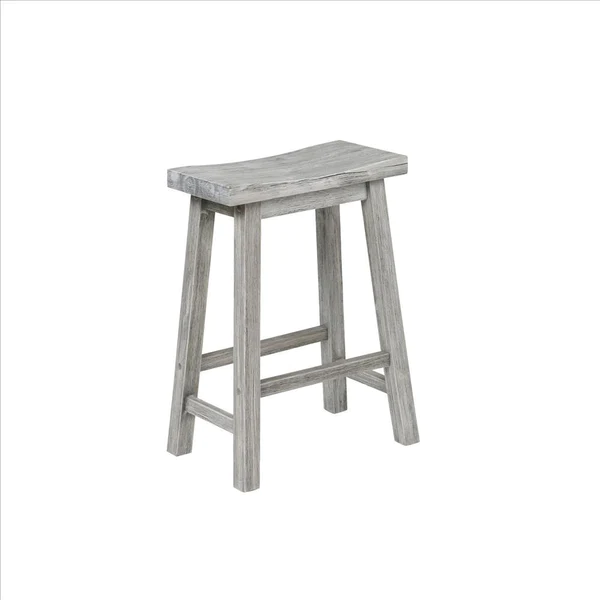 Josslyn Wooden Farmhouse Counter Stool