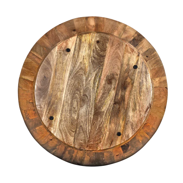 Eberly Round Mango Wood Coffee Table