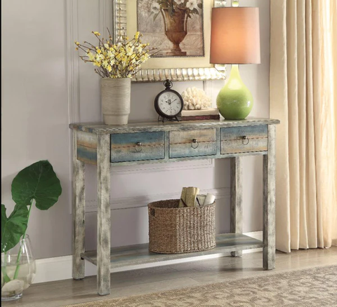 Glancio Rustic Console Table