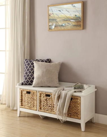 Talia Boho Wooden Bench