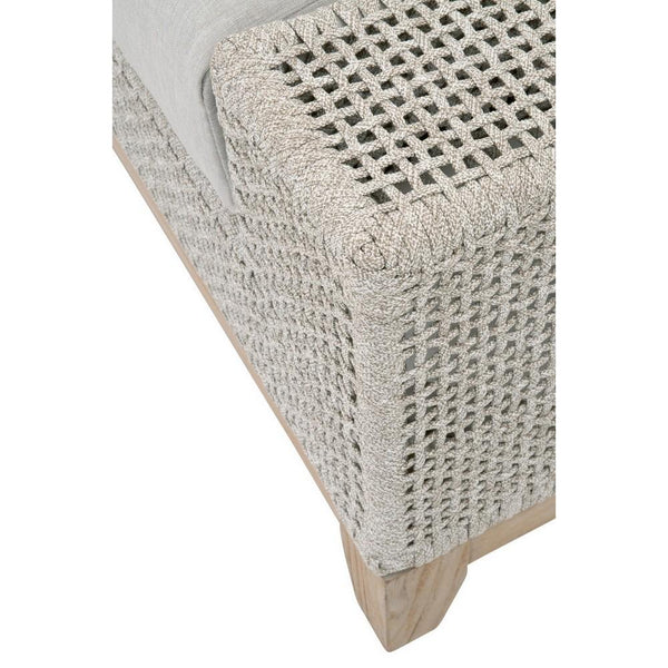 Edina Woven Knotted Rectangular Ottoman