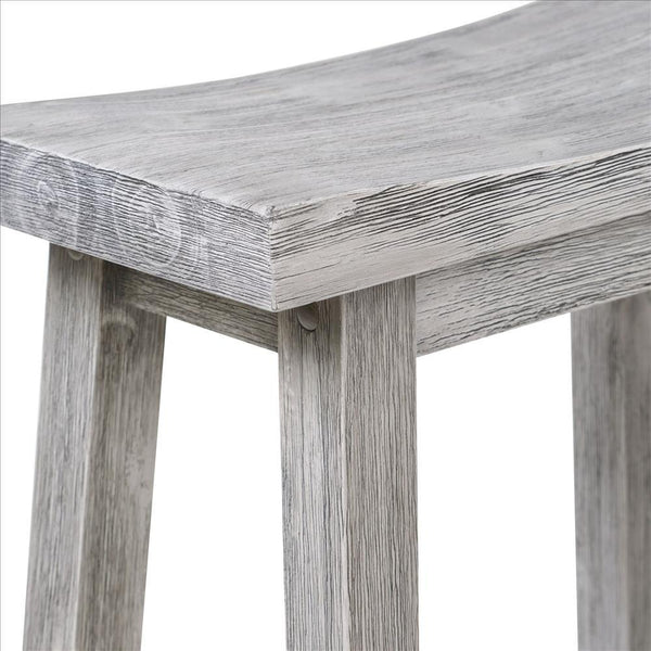 Josslyn Wooden Farmhouse Counter Stool