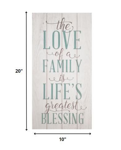 The Love Of Family Rustic Wall Art