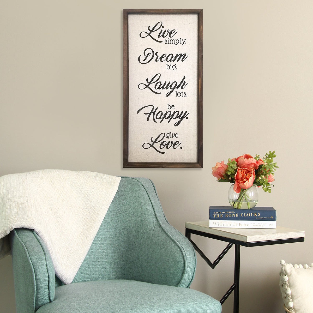 Inspirational Wood And Metal Wall Decor