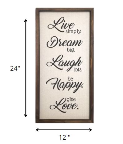 Inspirational Wood And Metal Wall Decor