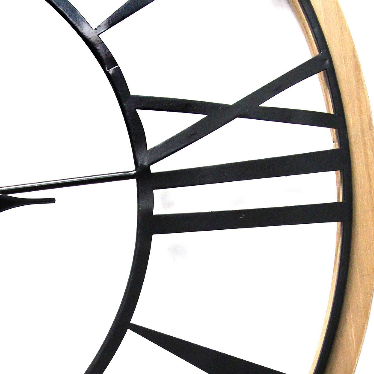 Wood Frame Columbus Wall Clock - Rae and Tae 