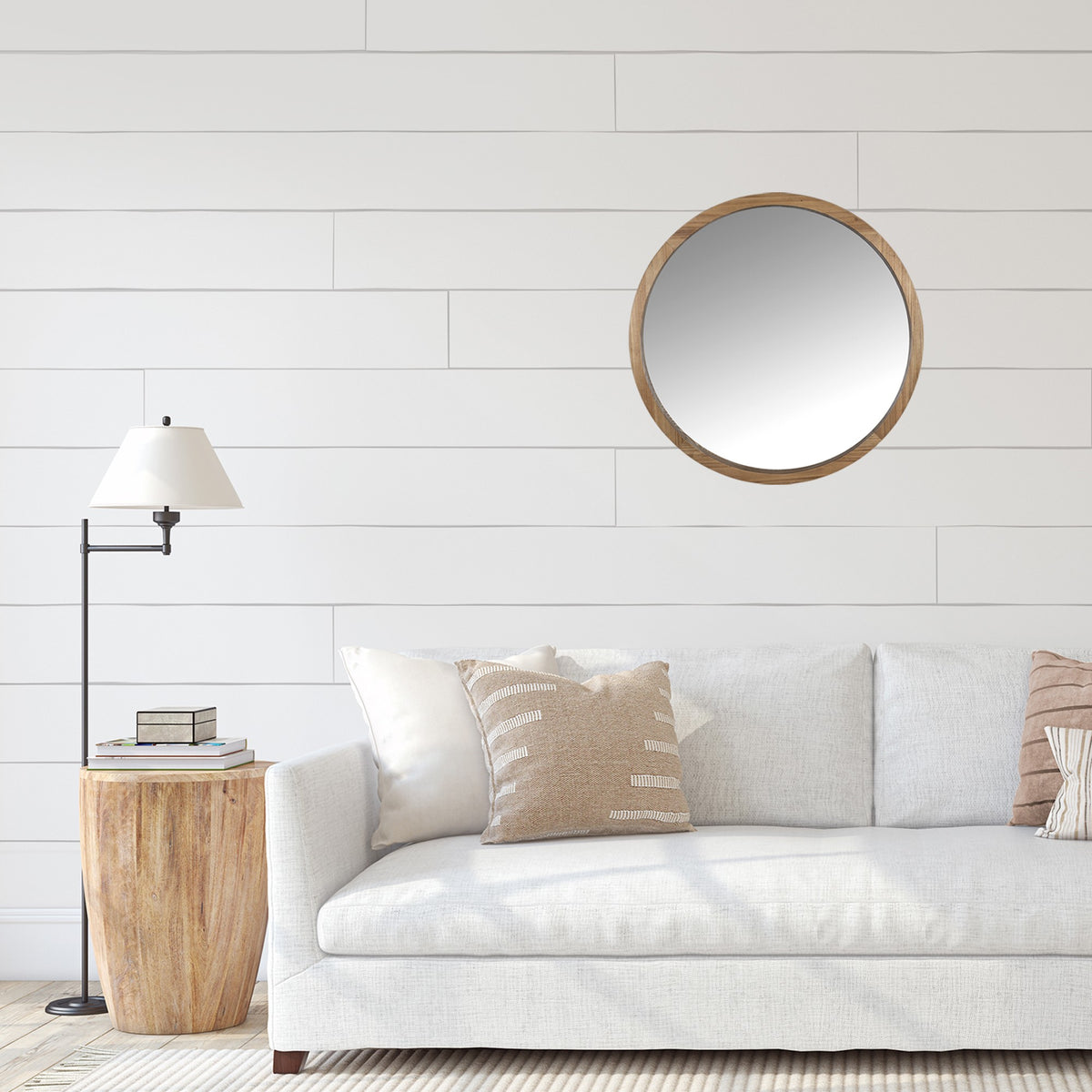 Simple Round Wall Mirror - Rae and Tae 