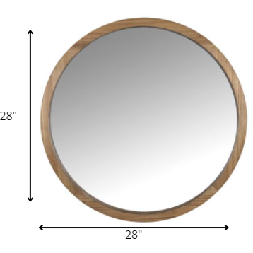 Simple Round Wall Mirror - Rae and Tae 