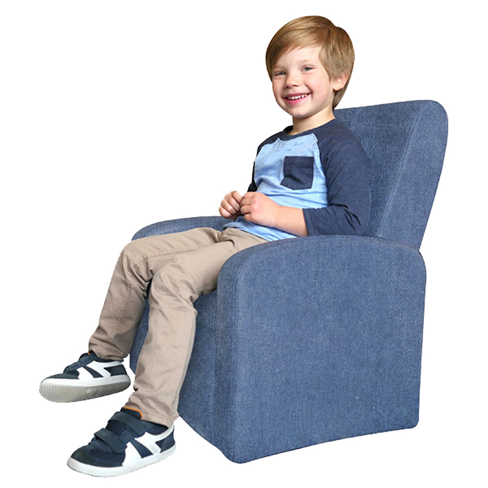 Blue Recliner Chair With Storage - Rae and Tae 