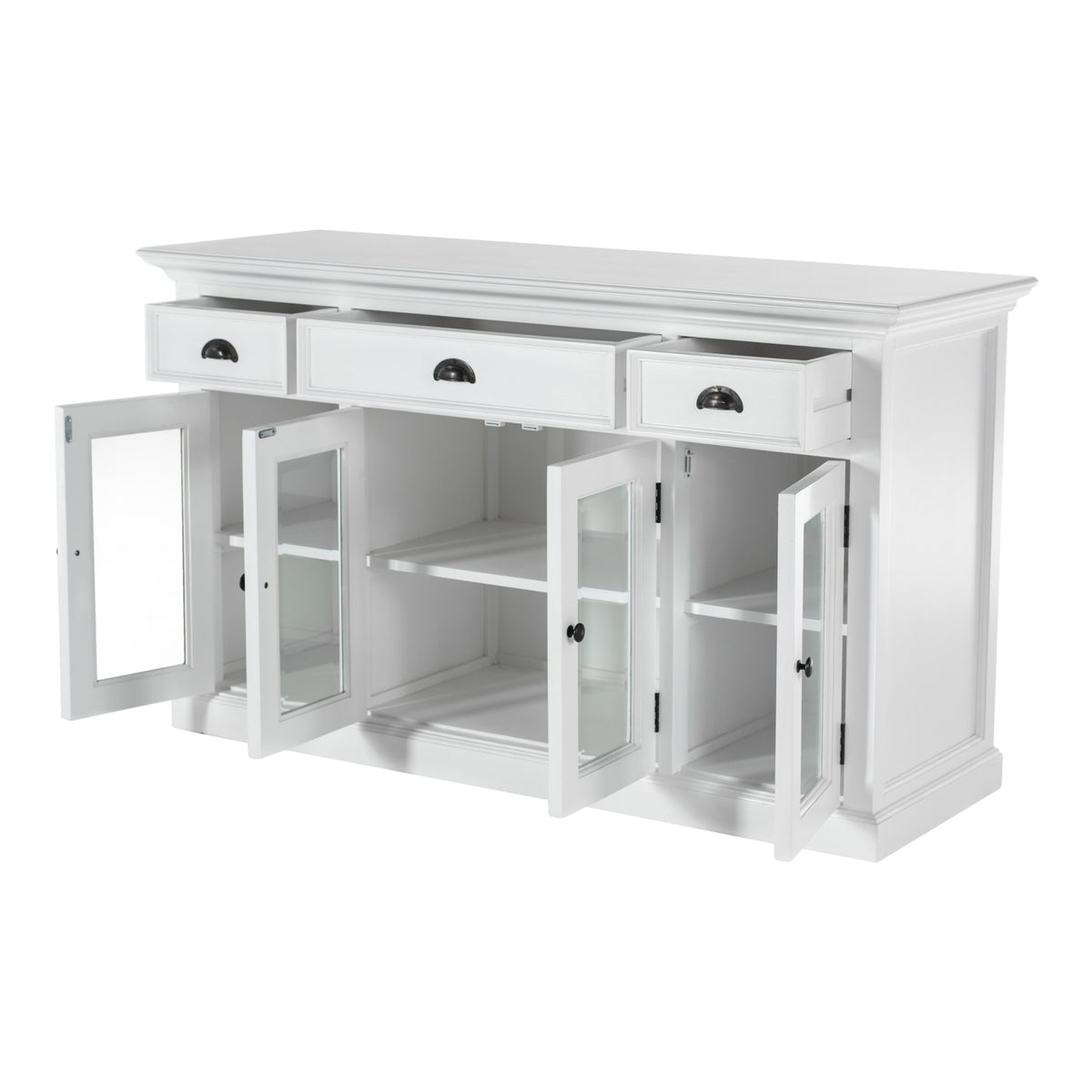 Farmhouse White Buffet Server - Rae and Tae 