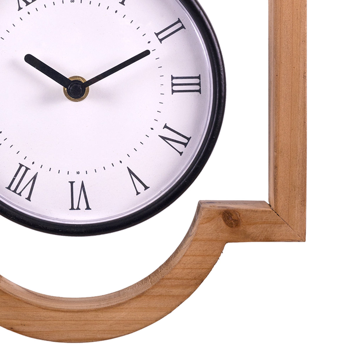 Wooden Frame Hanging Wall Clock - Rae and Tae 