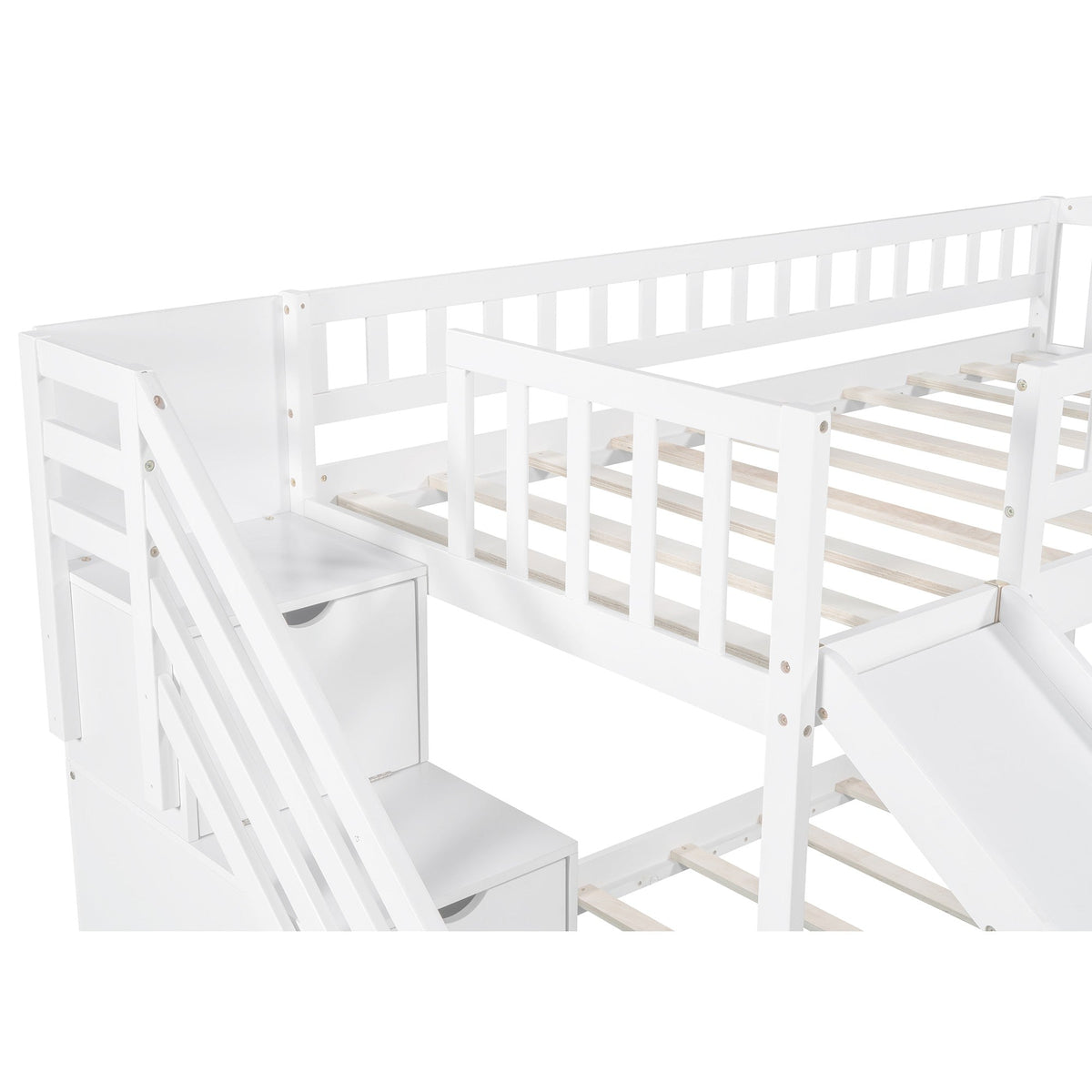 Bunk Bed With Slide - Rae and Tae 