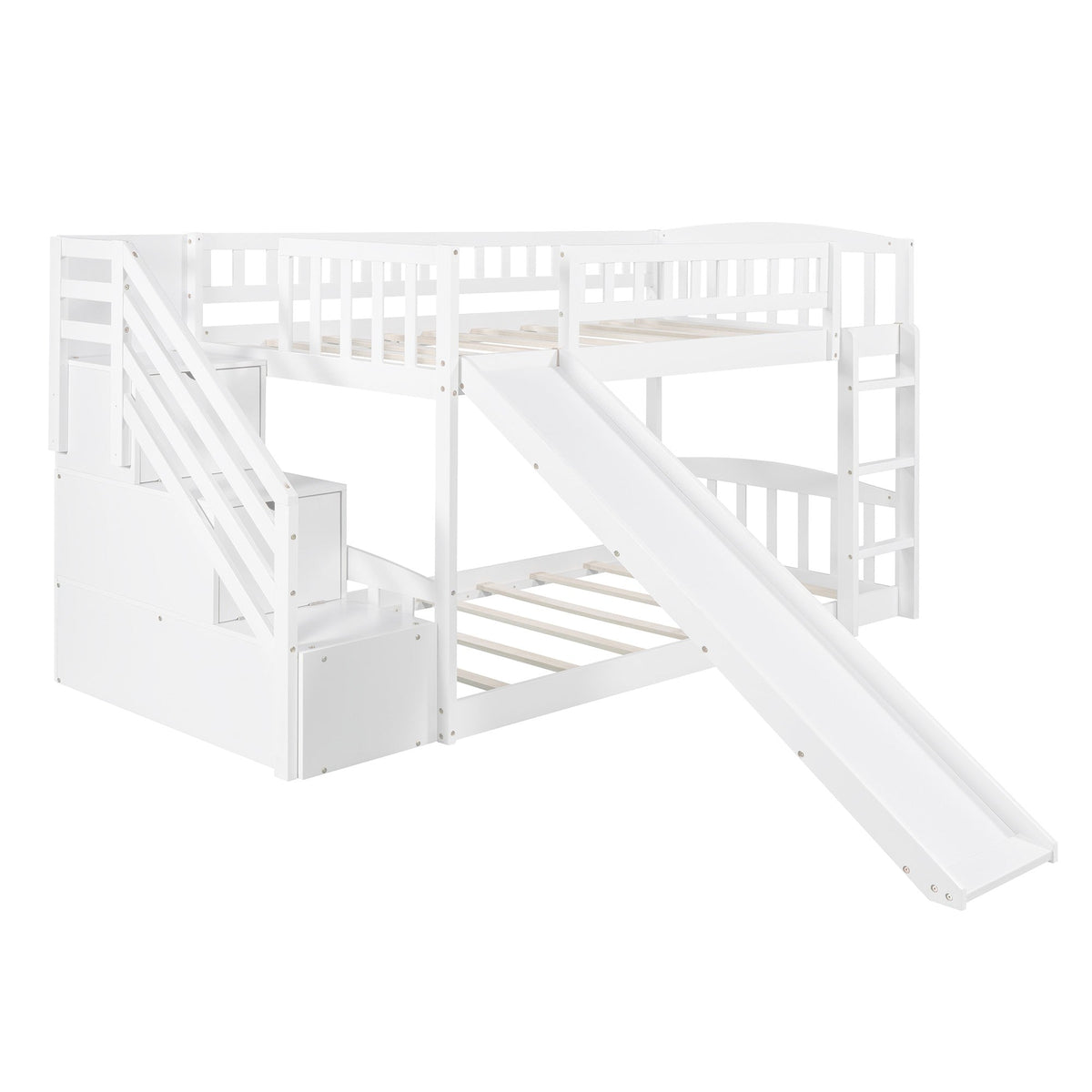 Bunk Bed With Slide - Rae and Tae 