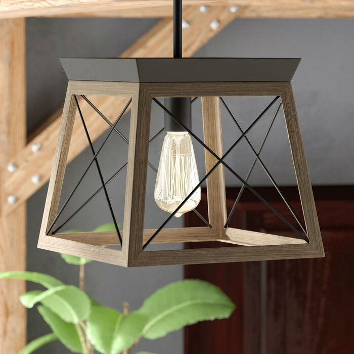 Dimmable Light Lantern Geometric Chandelier