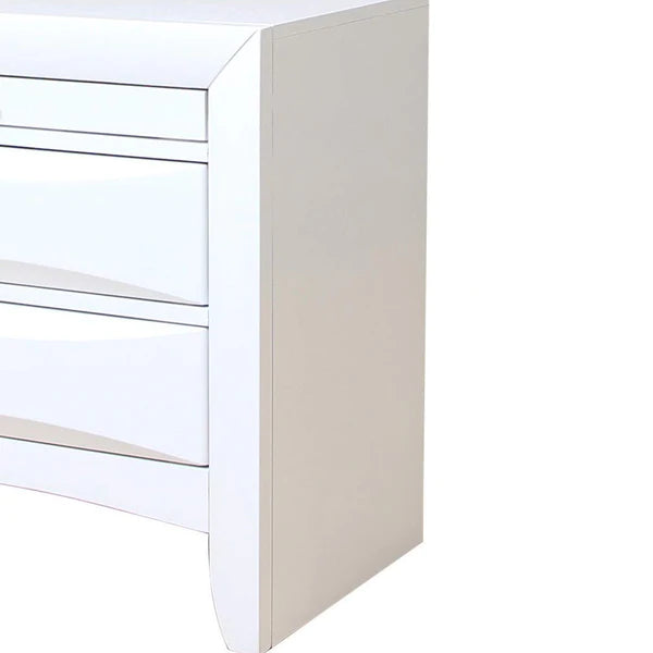 Brandford Contemporary 3 Drawer Wood Nightstand