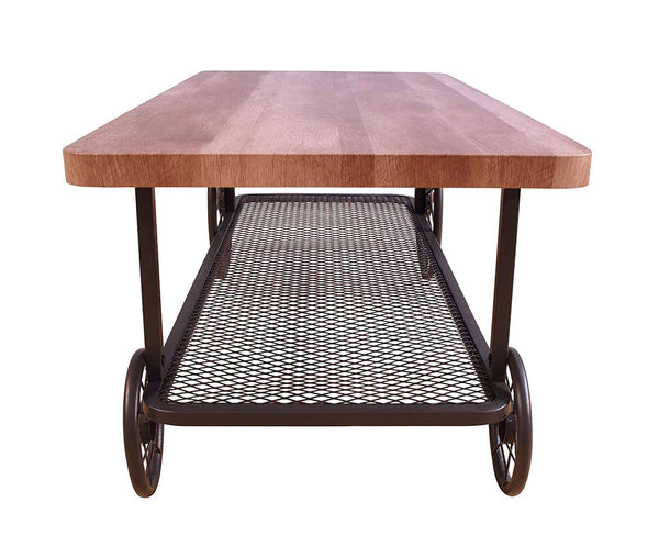 Dalton Oak Industrial Farmhouse Coffee Table