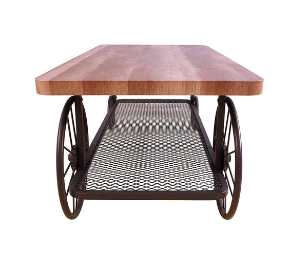 Dalton Oak Industrial Farmhouse Coffee Table