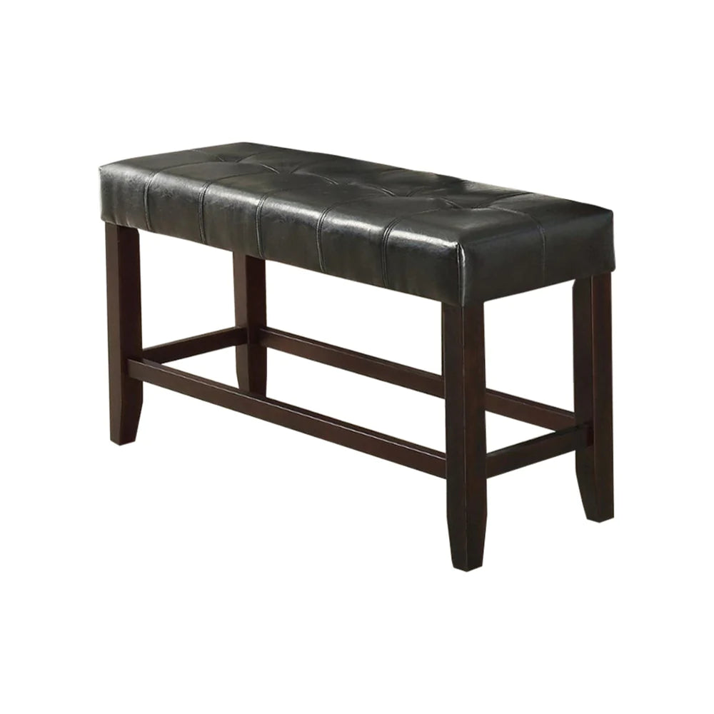 Pizzaro Tufted Wood High Bench