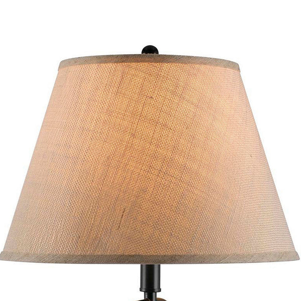 Finnegan 3 Way Metal Conicle Table Lamp