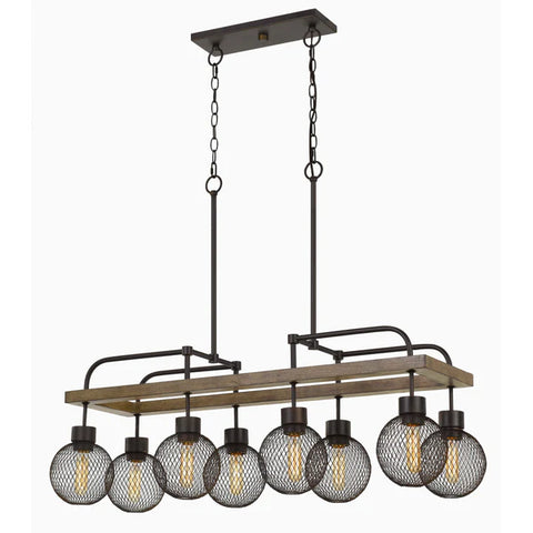 Cornelia 8 Bulb Metal Orb Chandelier