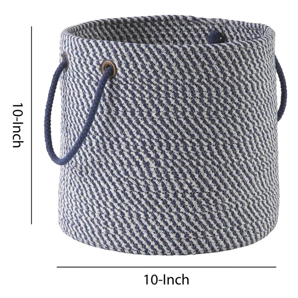 Yura Round Braided Fabric Basket