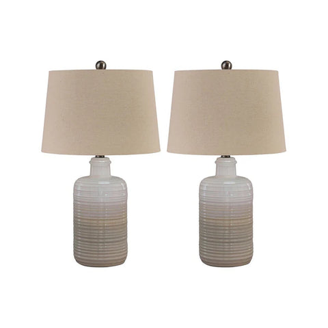 Fonseca Ceramic Body Table Lamp Set