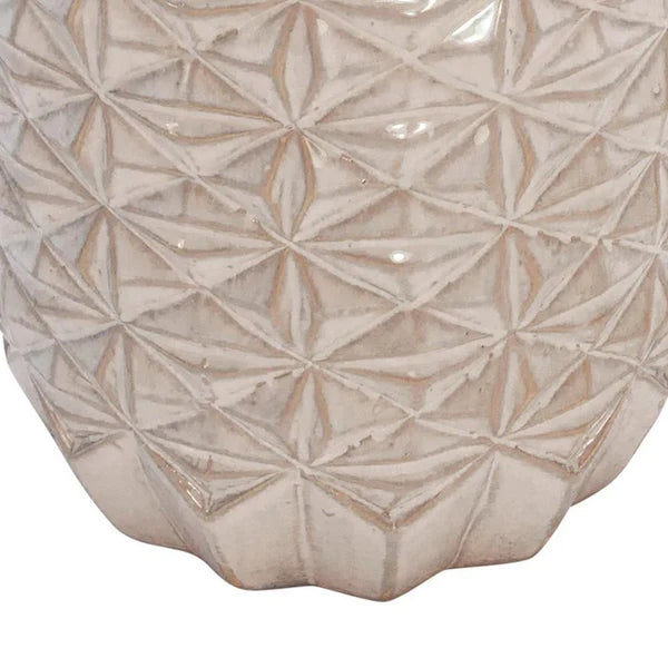 Guyton Tribal Patterned Embossed Ceramic Vase