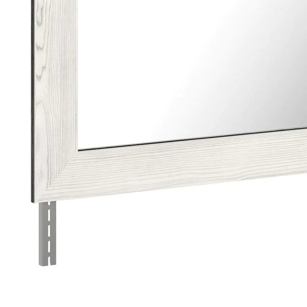 Schutz Contemporary Rectangular Wooden Bedroom Mirror