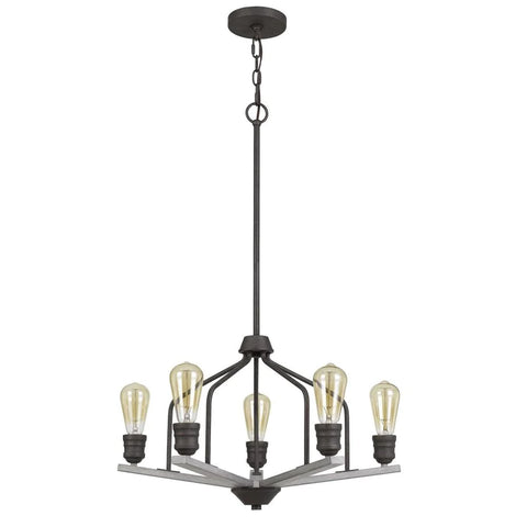 Bosworth Metal Frame Chandelier With