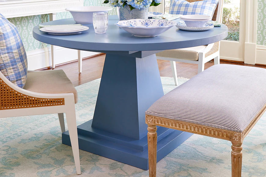 Contemporary Pedestal Table - Rae and Tae 