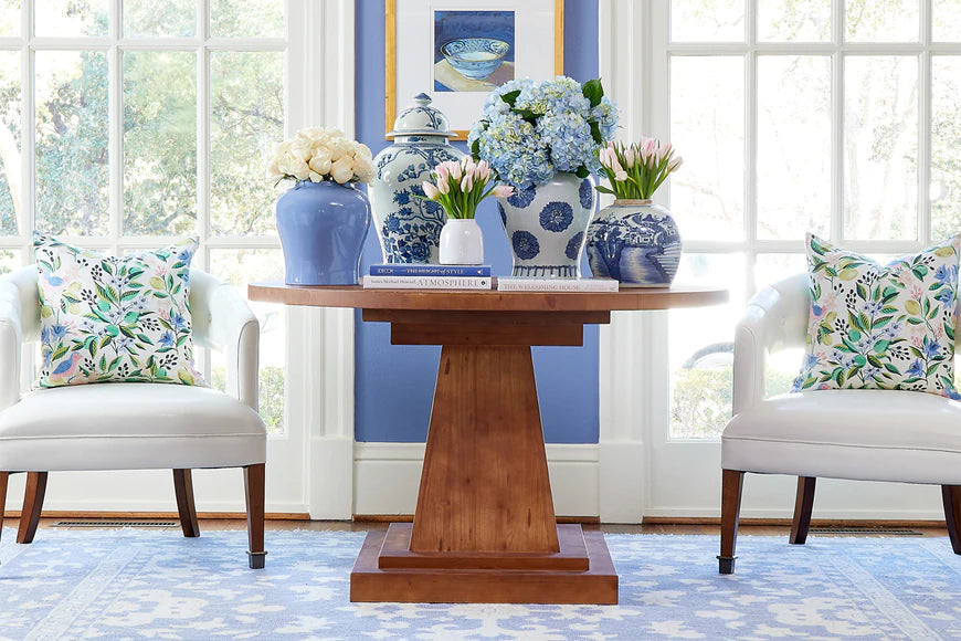 Contemporary Pedestal Table - Rae and Tae 