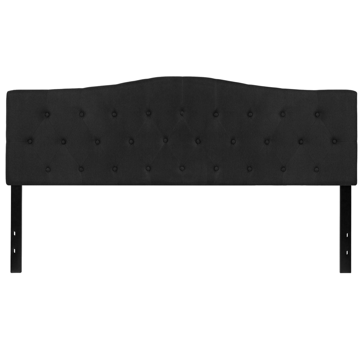 Arched Button Tufted Upholstered Headboard - Rae and Tae 