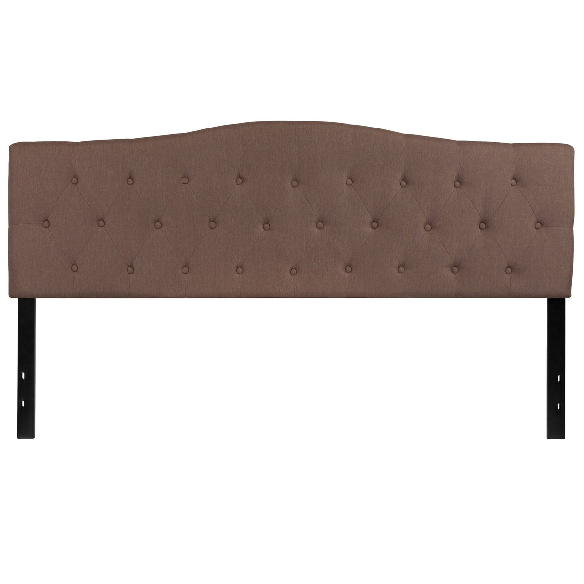 Arched Button Tufted Upholstered Headboard - Rae and Tae 