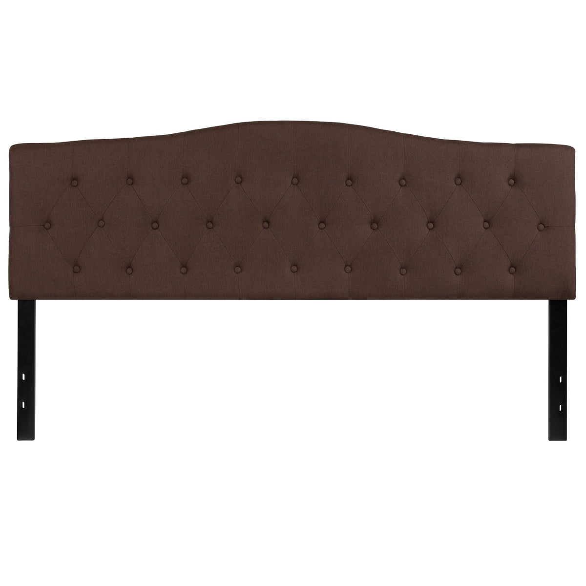 Arched Button Tufted Upholstered Headboard - Rae and Tae 