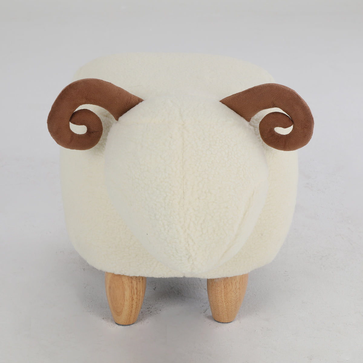 Fleece Lamb Sofa Stool