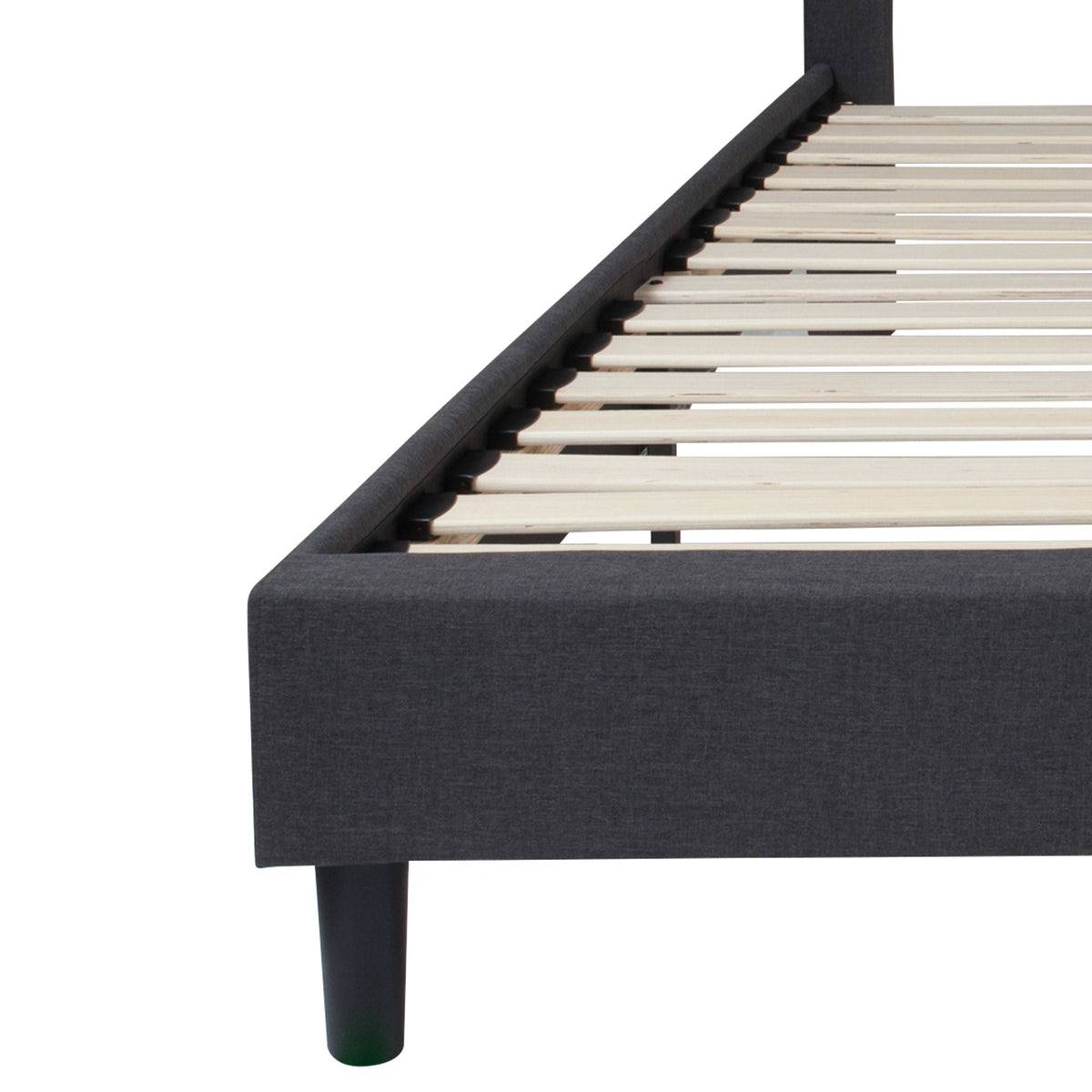 Arched Tufted Platform Bed - Rae and Tae 