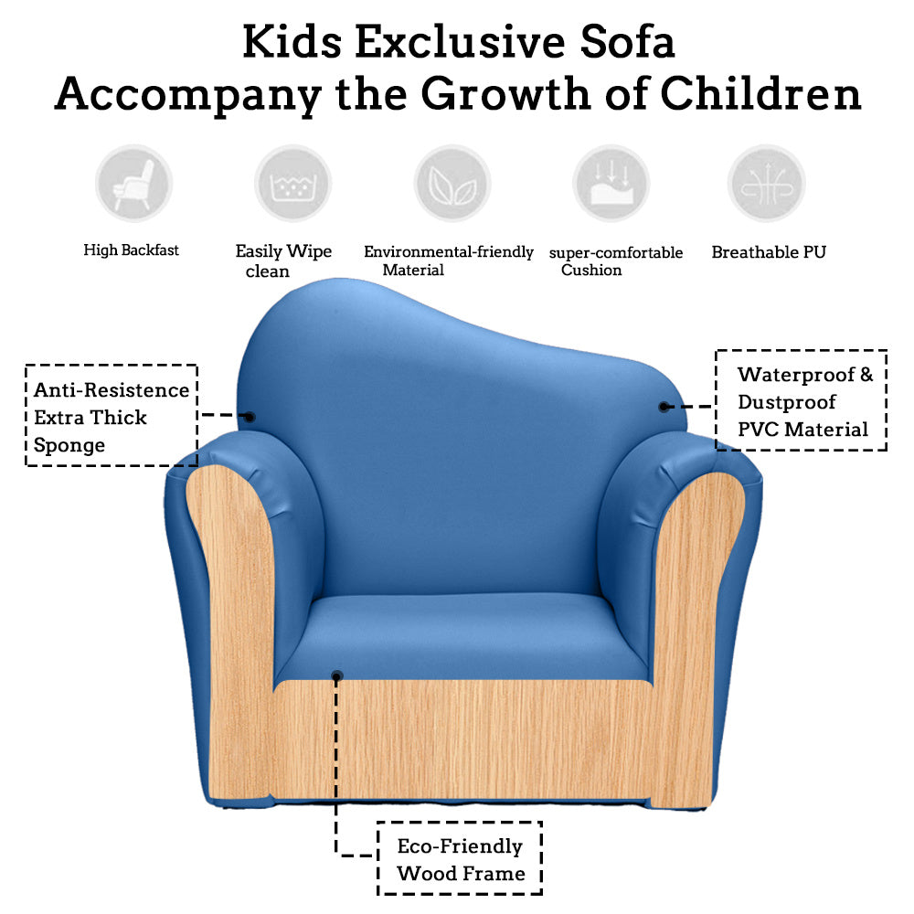 Children's Chair With Ottoman