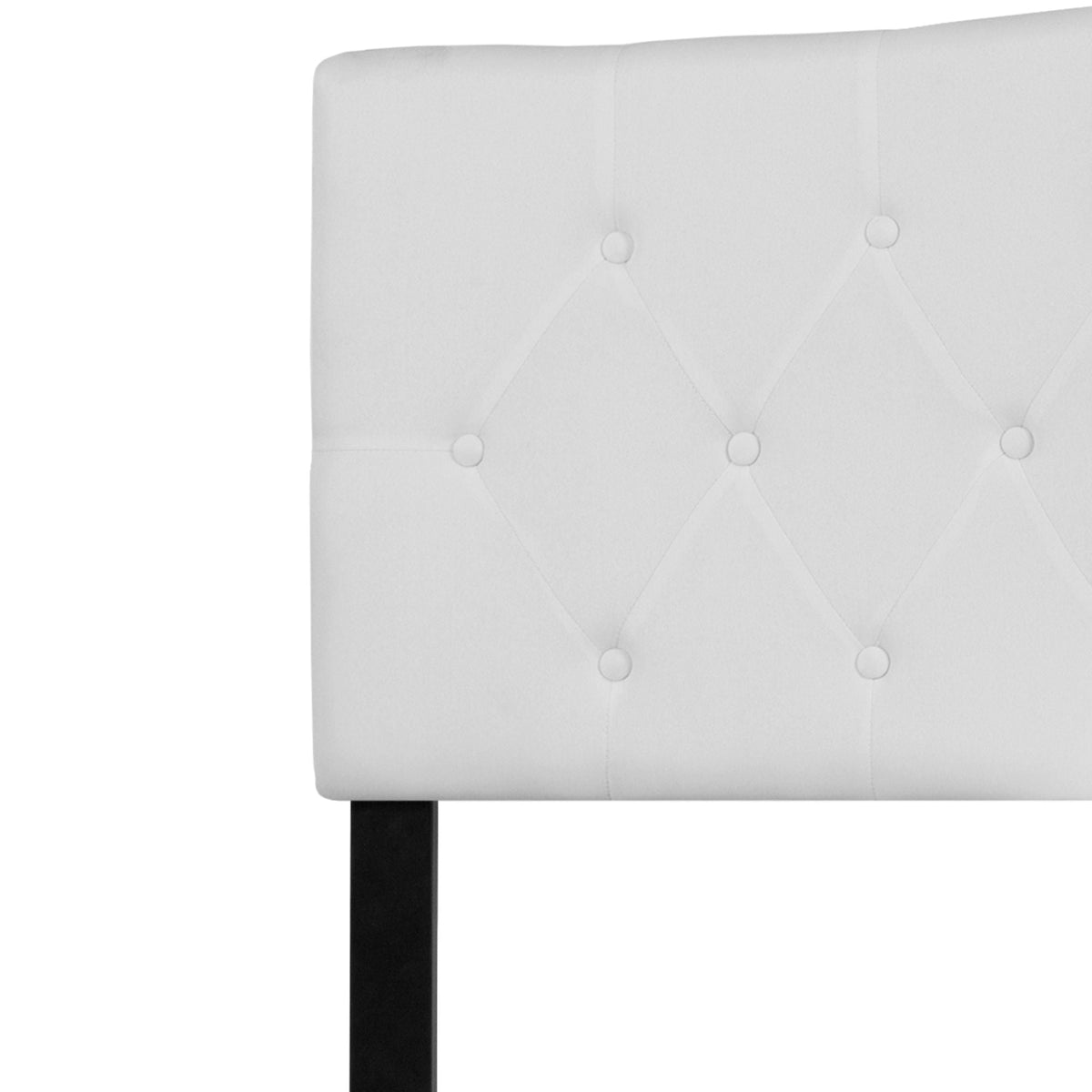 Arched Button Tufted Upholstered Headboard - Rae and Tae 