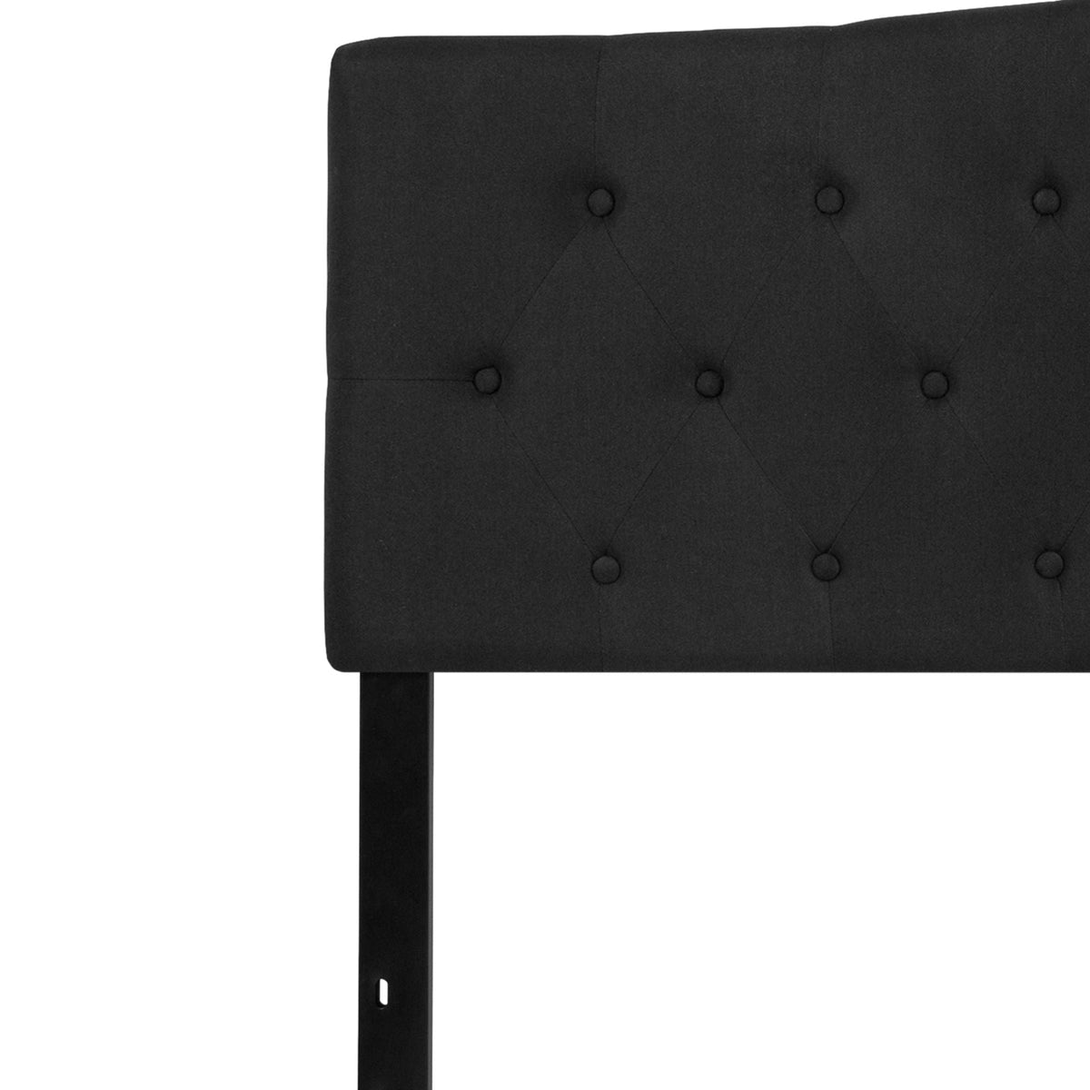 Arched Button Tufted Upholstered Headboard - Rae and Tae 