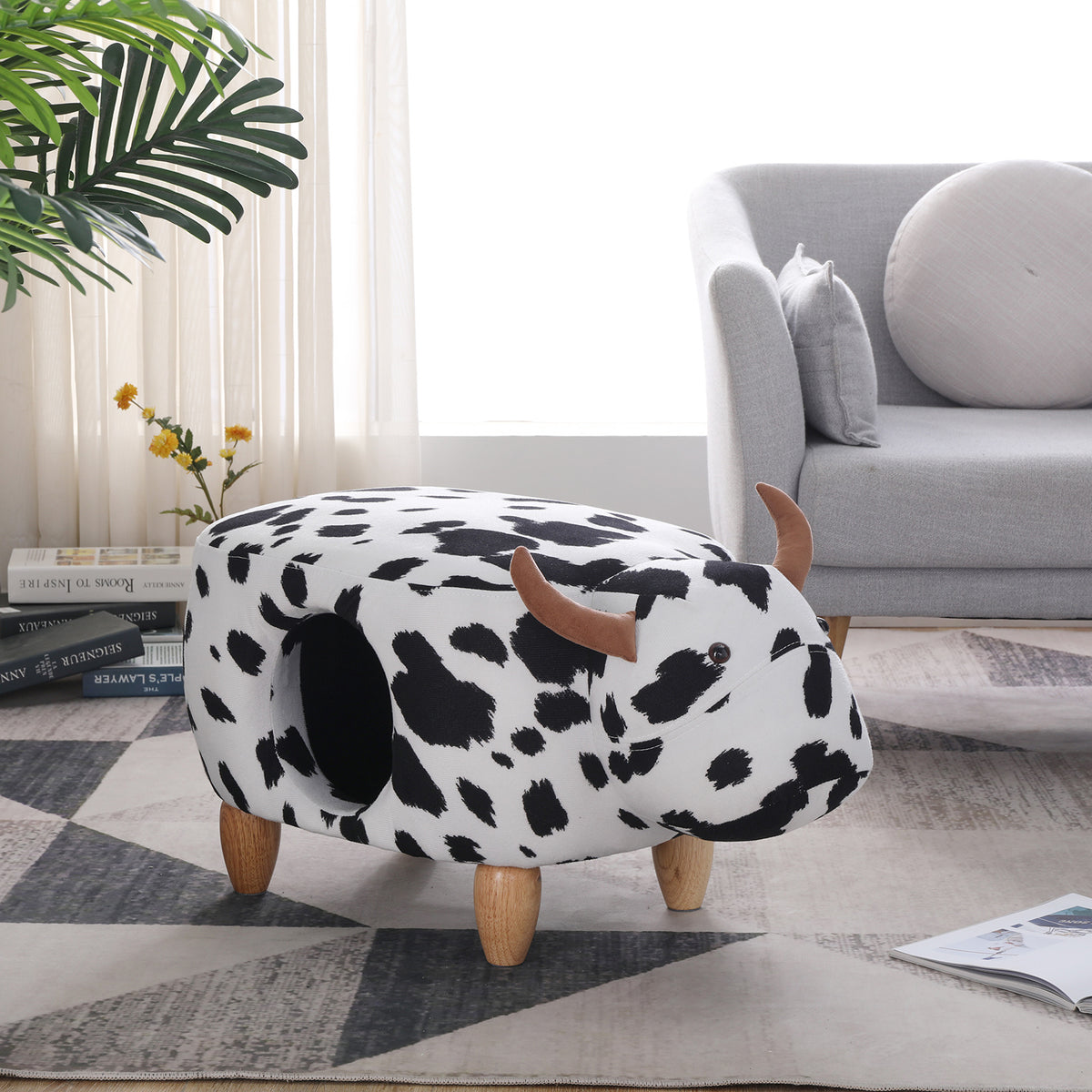 Cow Storage Stool