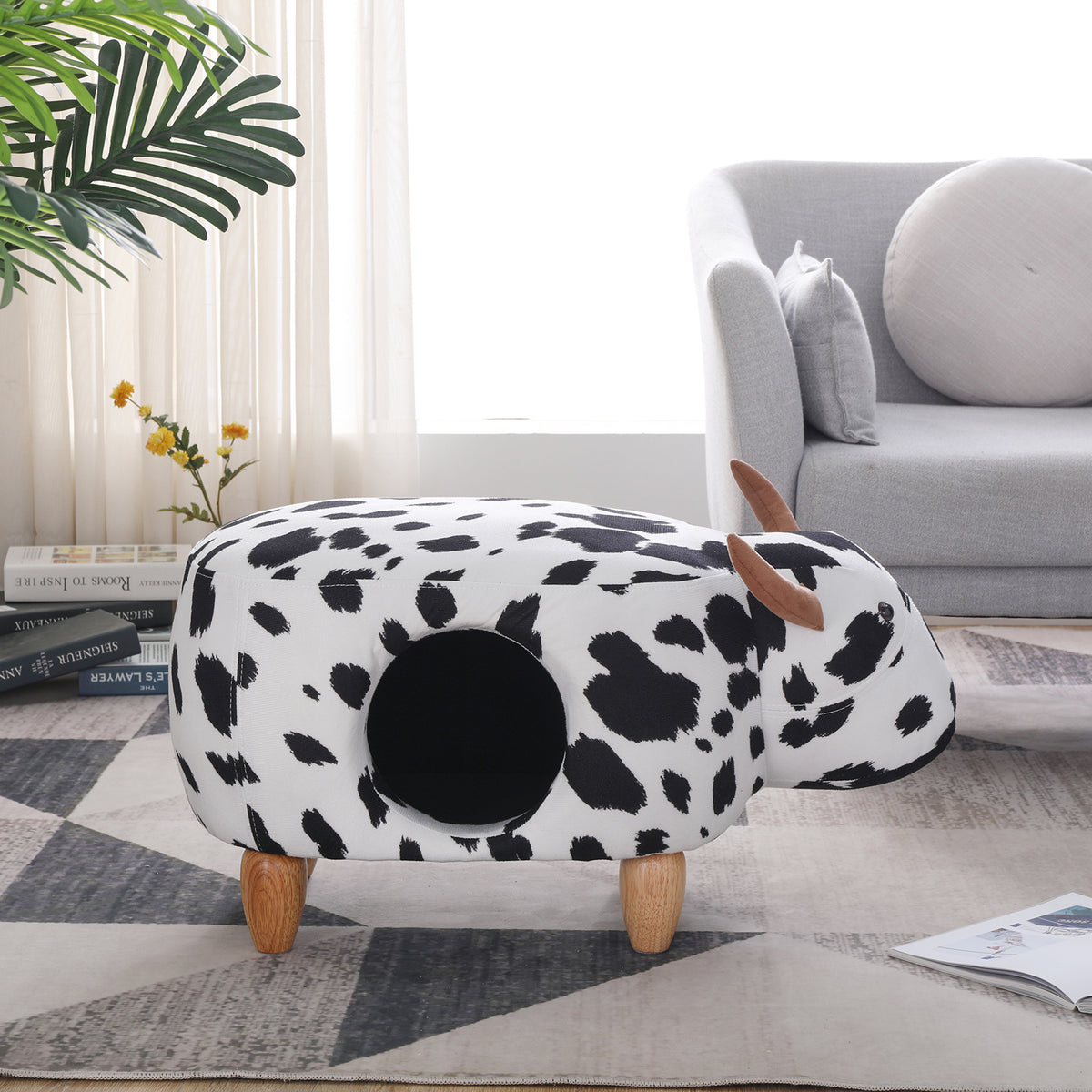 Cow Storage Stool