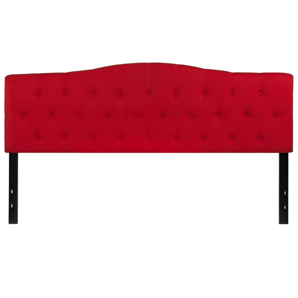 Arched Button Tufted Upholstered Headboard - Rae and Tae 