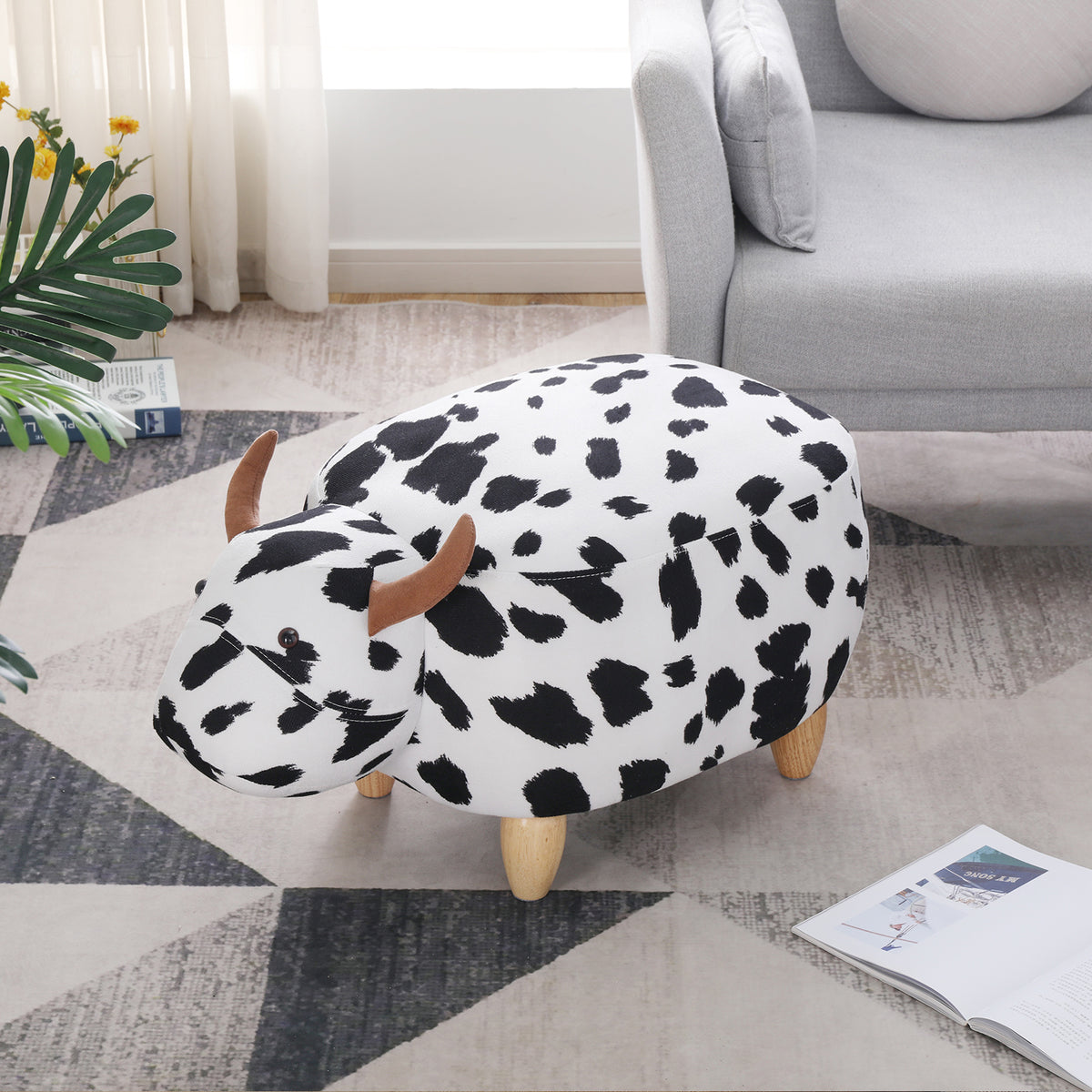 Cow Storage Stool