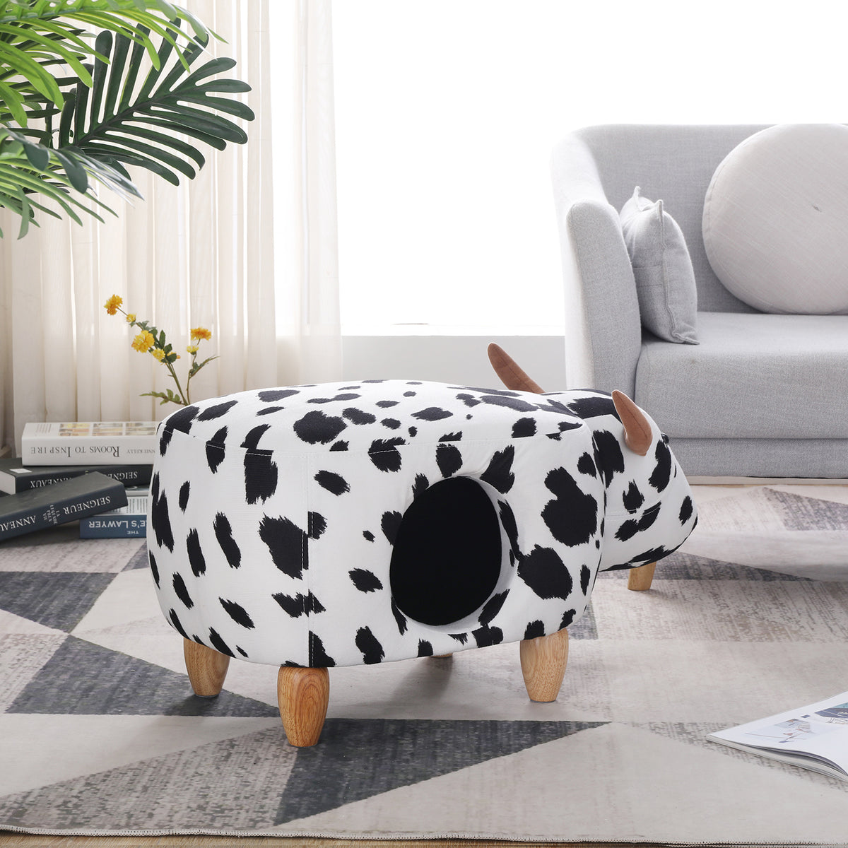 Cow Storage Stool